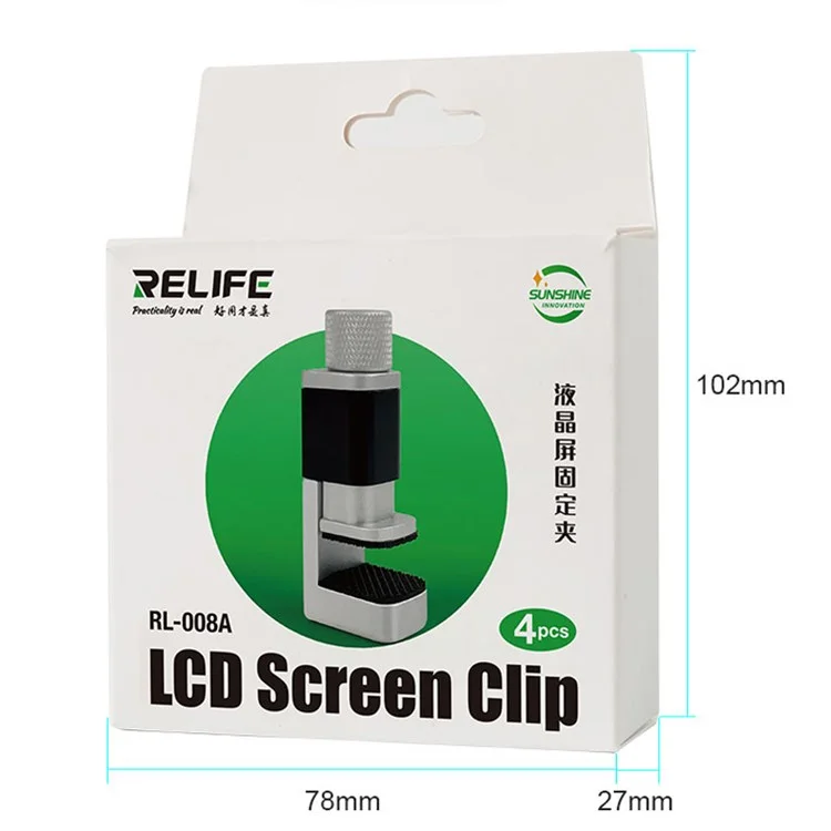 Relife RL-008A 4pcs / Set LCD Clip D'écran Clip LCD Affichage Écran de Fixation Écran Clamp Téléphone Outils