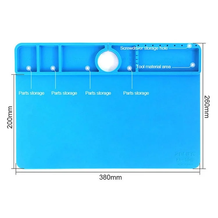 Relife Rl-004i Microscopio B3 Base di Manutenzione Della Base Isolamento Pad di Riparazione Del Microscopio Alta Tempra