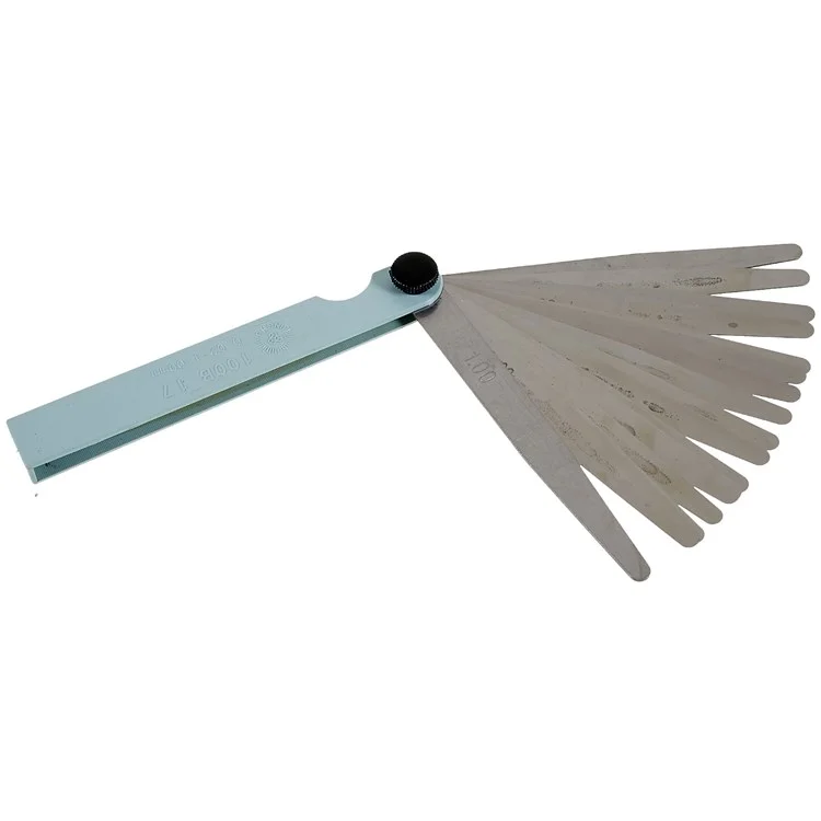 JING HUA 100B17 0.02mm-1mm 17 Cuchillas Espesor Medidor de Calibre Métrico Relleno Calibre Herramienta de Medición