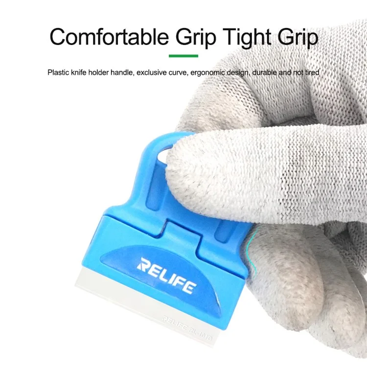 RELIFE RL-023A Lâmina de Reparação de Tela Preservativa Remover Adesivo de Alta Dureza Cerâmica para Telefones Celulares