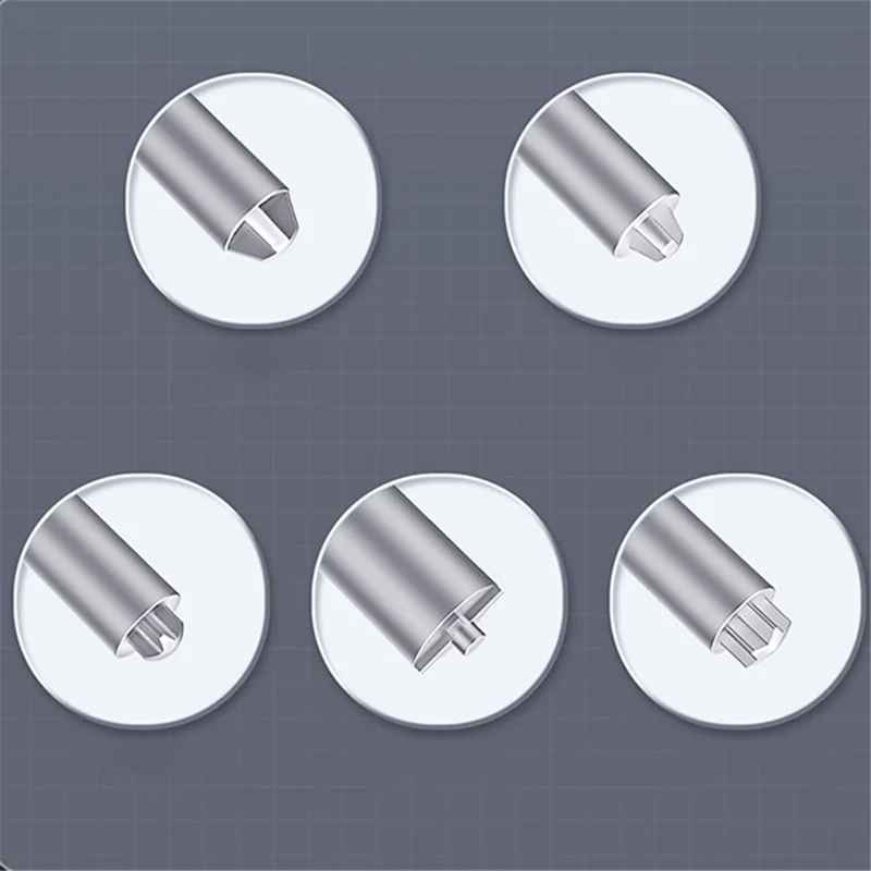 QIANLI 3D Screwdriver with Magnetic Bit Head Non-Slip Screwdriver Maintenance Repair Tool for Mobile Phones - Tri-point