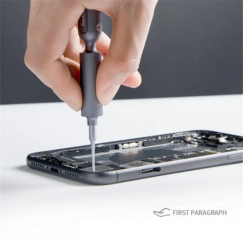 QIANLI 3D Screwdriver with Magnetic Bit Head Non-Slip Screwdriver Maintenance Repair Tool for Mobile Phones - Tri-point