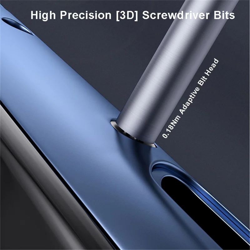 QIANLI 3D Screwdriver with Magnetic Bit Head Non-Slip Screwdriver Maintenance Repair Tool for Mobile Phones - Tri-point