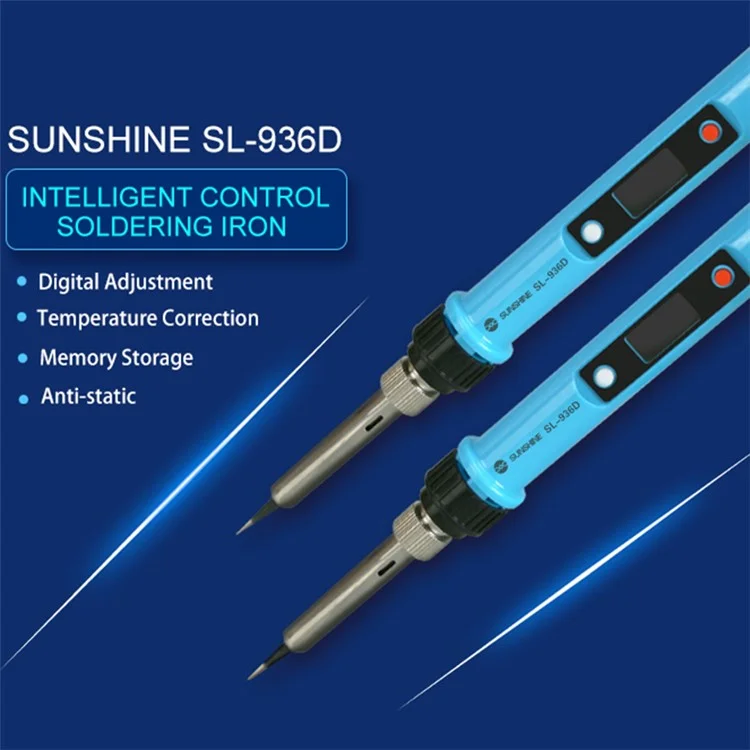 Sunshine SL-936D Electric Welding Pen LCD Température Réglable Station de Soudage Électrique Numérique Pour Réparation de Téléphonie Mobile - Bouchon ue