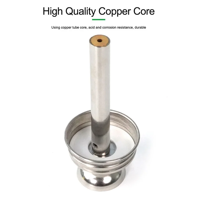 RELIFE RL-055 Empty Glass Water Bottle Copper Core Alcohol Bottle Metal Suction Pipe Pressing Type Automatic Water Bottle