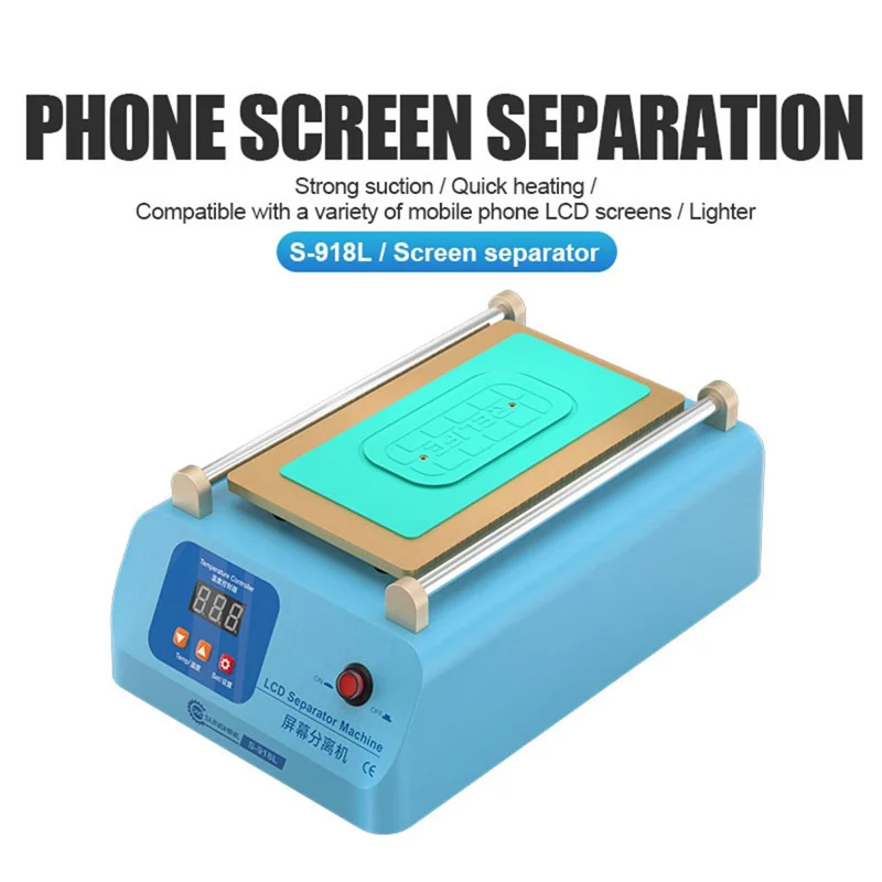 SUNSHINE S-918L Small Screen Splitting Machine LCD Screen Breaker Marking Machine - UK Plug