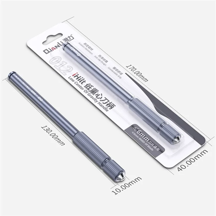 Qianli Ihilt ​​012 Niedriger Schwerpunkt Griff Blattkopf Aluminiumlegierung Griff Anti -skid -kleber Entfernen Von Werkzeug