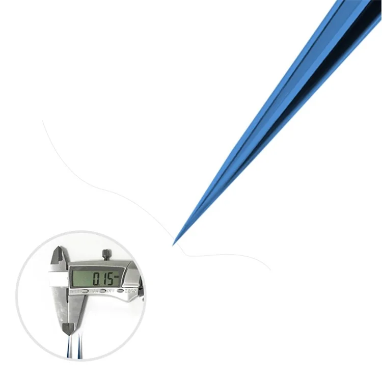 RELIFE RT-11D Ultra-lightweight Precision Tweezers Titanium Alloy Maintenance Tools for Mobile Repair - Straight Tip