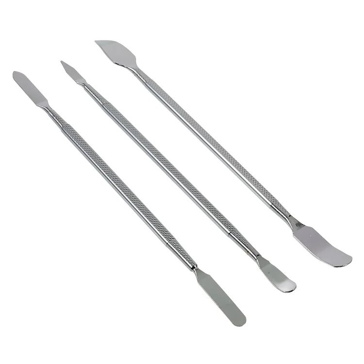 BEST 3Pcs / Set Metal Crowbar Phone Laptop Tablet Screen Repairing Battery Opening Glue Removal Pry Tools