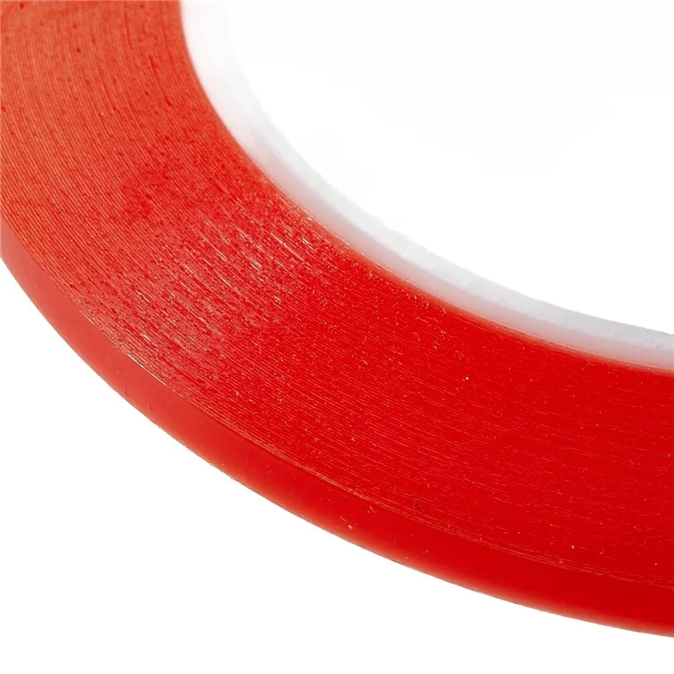BEST 0.5cmx25m Strong Adhesive Double-sided Tape Ultra-thin Seamless Repairing Double-sided Tape - Red