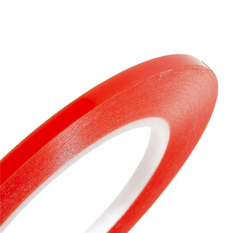 BEST 0.5cmx25m Strong Adhesive Double-sided Tape Ultra-thin Seamless Repairing Double-sided Tape - Red