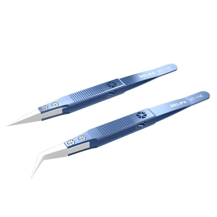 Refide RT RT Tweezers Ceramica de Ceramica Tiragem Tirolo de Titanio Instra - RT-11E