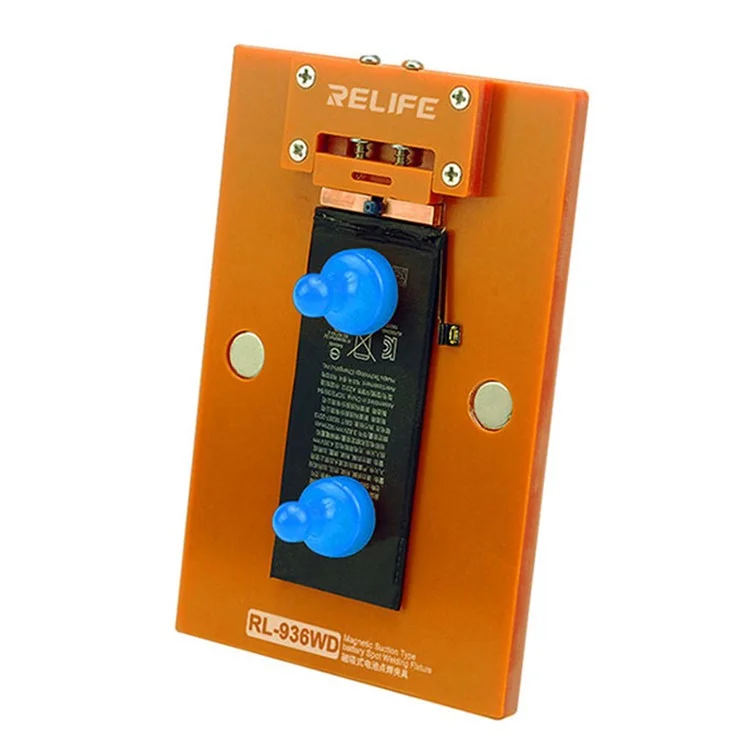 RELIFE RL-936WD Magnetic Spot Welding Fixture Locating Plate Portable Welder Battery Repair Tool for iPhone Battery Chip Replacement and Protection
