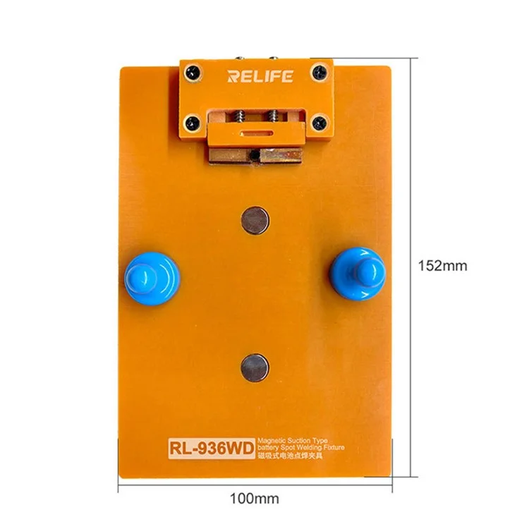 RELIFE RL-936WD Magnetic Spot Welding Fixture Locating Plate Portable Welder Battery Repair Tool for iPhone Battery Chip Replacement and Protection