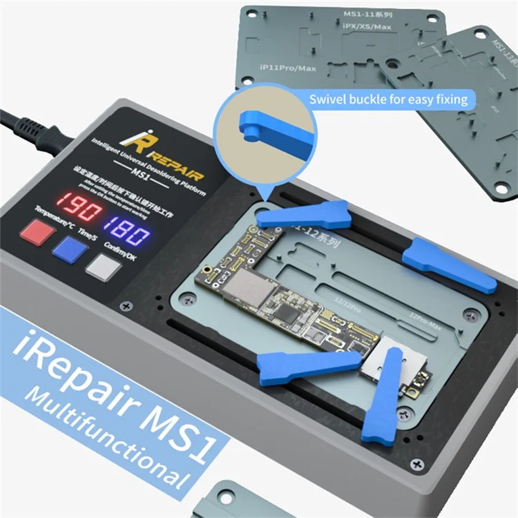 MIJING Irepair MS1 Plateforme de Soudage de la Station de Désoloir Multifonction Pour la Station de Chauffage de Soudage de la Série Iphone X-14 Station de Soudage