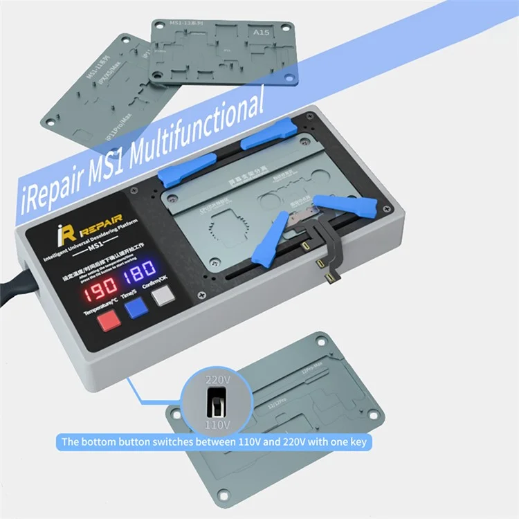 Mijing Irepair MS1 Plataforma de Soldagem da Estação de Dessoldação Multifuncional Para Iphone X-14 Série de Desmontagem da Placa-mãe Estação de Aquecimento de Soldagem