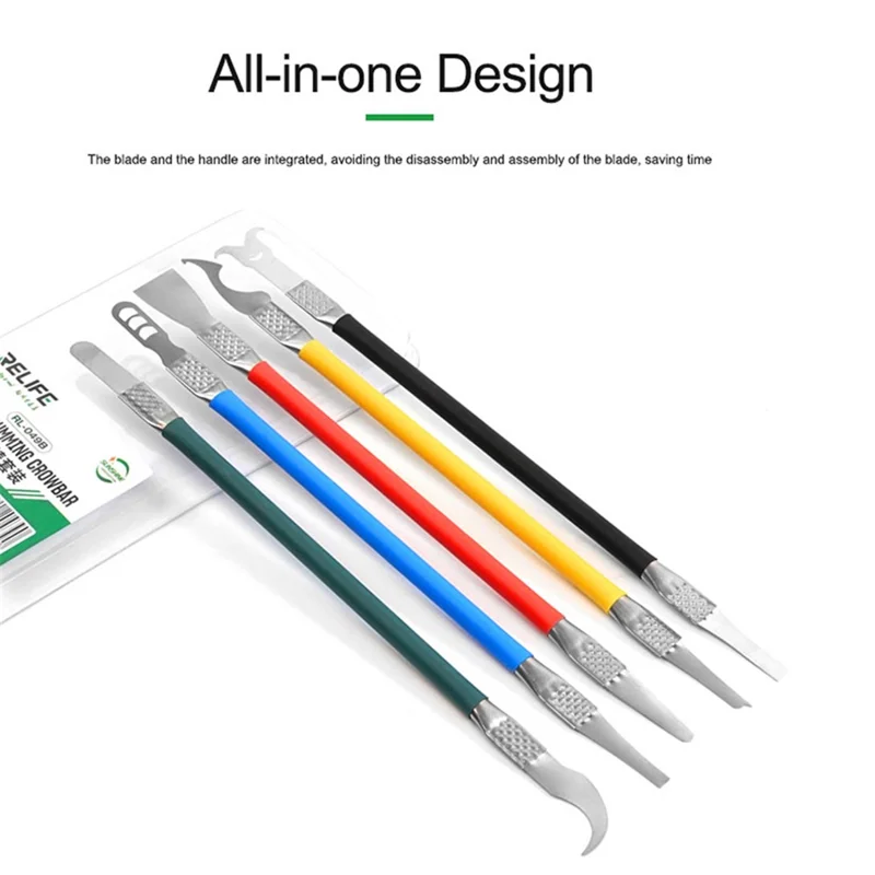 أدوات إزالة الغراء لمعالج الهاتف المحمول RELIFE RL-049B، مجموعة مفك رقاقة BGA لإزالة الغراء من وحدة الحالة الصلبة SSD