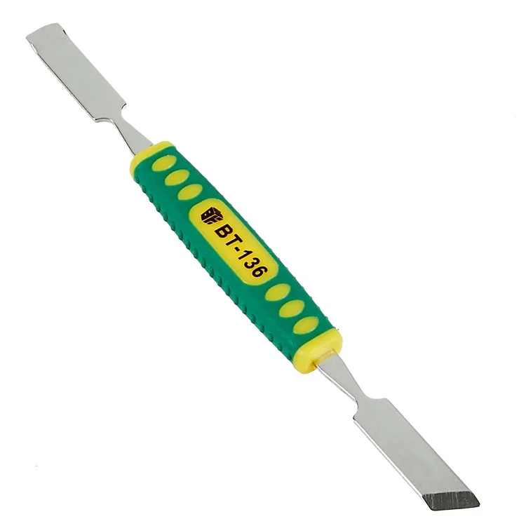 BEST BT-136 Metal Spudger Double-headed Pry Bar Hand Tool Tablet Phone Disassemble Repair Tool