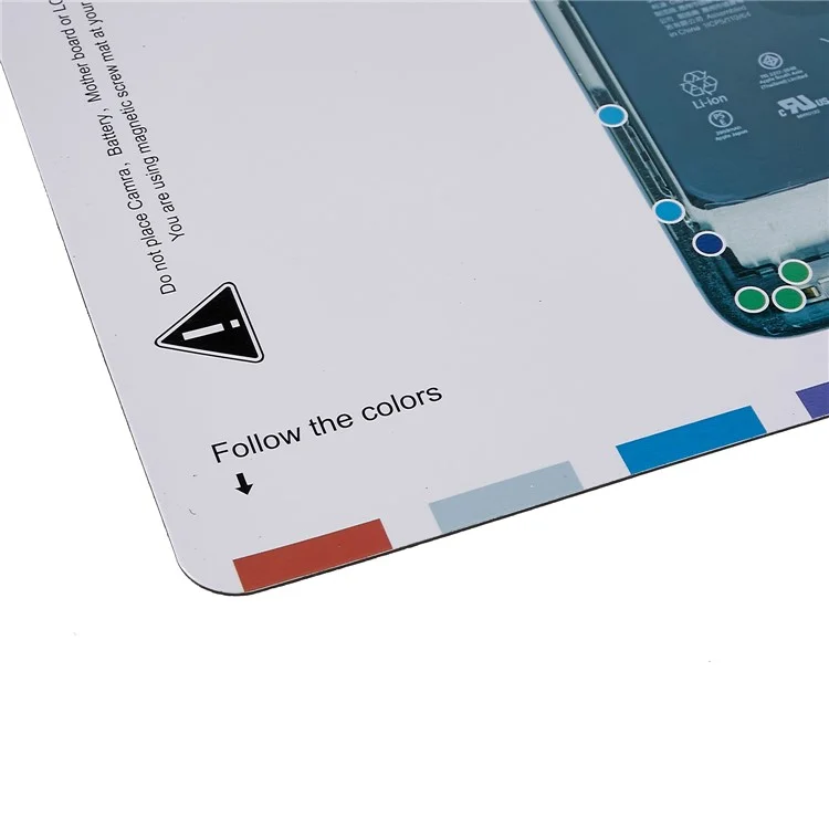 KAIGEXIN for iPhone 11 Pro Max Screw Diagram Keeper Chart Mat Magnetic Guide Pad Phone Repair Tools