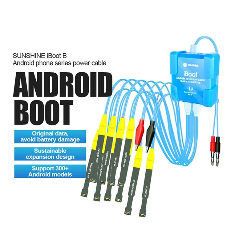 SUNSHINE iBoot B Android Mobile Phone Power Cord Anti-burn Phone Boot Cable