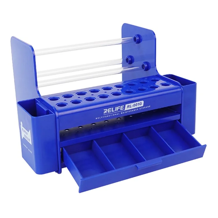 RELIFE RL-001G Scatola di Immagazzinaggio Multifunzionale per la Manutenzione Desktop Rack di Archiviazione degli Strumenti di Riparazione