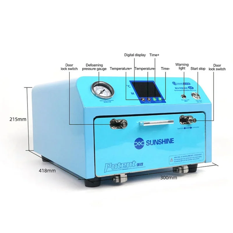 SUNSHINE S-978B Übergroßer Entschäumer-Maschine für 12,9-Zoll-Bildschirm-Aufarbeitung Entschäumer-Maschine - US-Stecker
