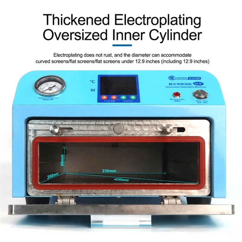 SUNSHINE S-978B Übergroßer Entschäumer-Maschine für 12,9-Zoll-Bildschirm-Aufarbeitung Entschäumer-Maschine - US-Stecker