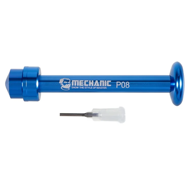 MECHANIC P08 Pâte à braser Booster Flux Alliage d'aluminium Tube Piston Seringue manuelle Plongeur pour la réparation de téléphones
