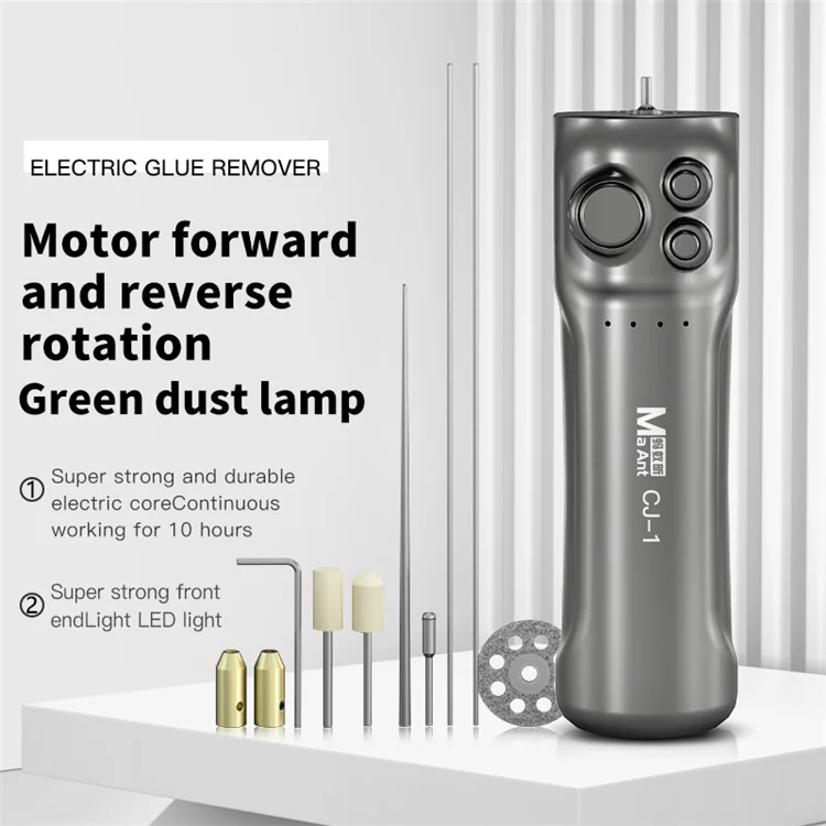 MA ANT CJ-1 Electric Glue Remover with LED Green Dust Indicator for Mobile Phone Glue Remover