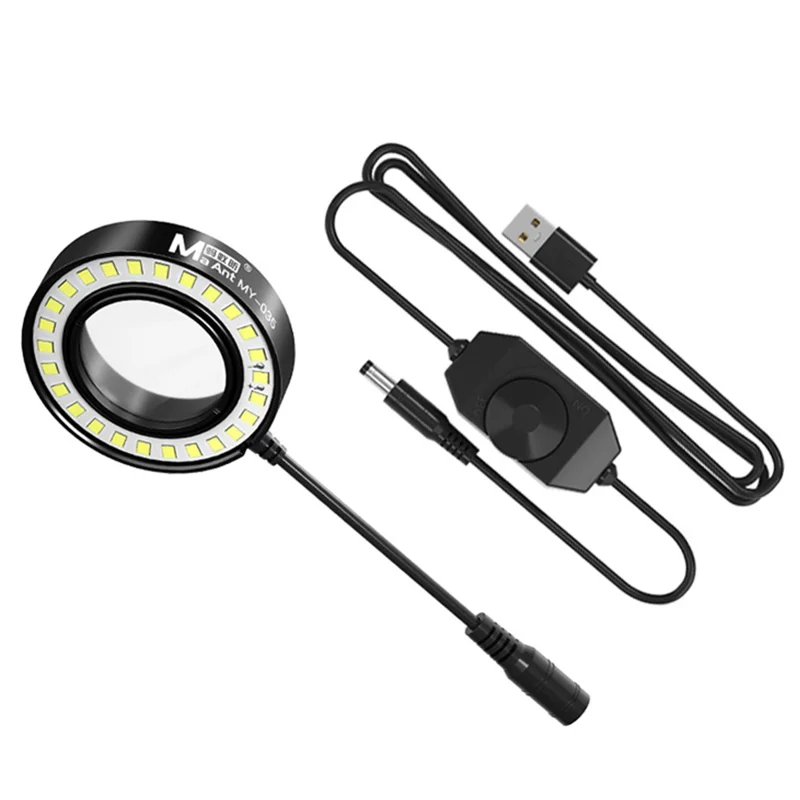 MA ANT MY-035  Annhua 144 LED Ring Microscope Light Adjustable Illuminator Microscope Lamp LED Ring Light Source
