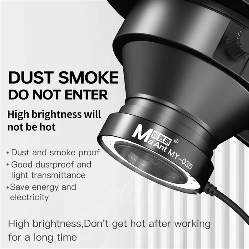 MA ANT MY-035  Annhua 144 LED Ring Microscope Light Adjustable Illuminator Microscope Lamp LED Ring Light Source