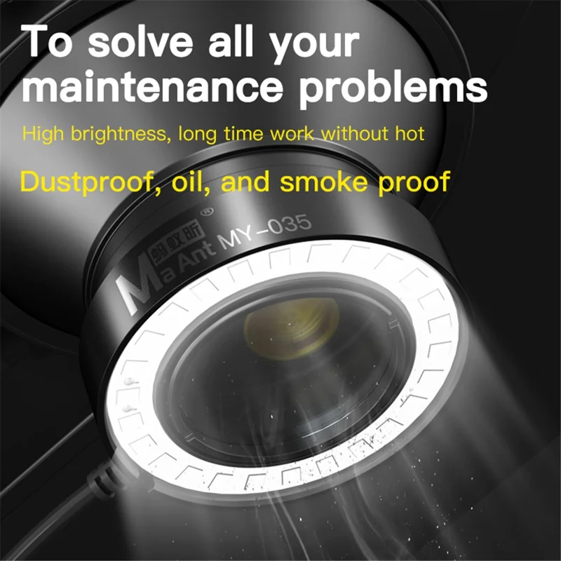 MA ANT MY-035  Annhua 144 LED Ring Microscope Light Adjustable Illuminator Microscope Lamp LED Ring Light Source