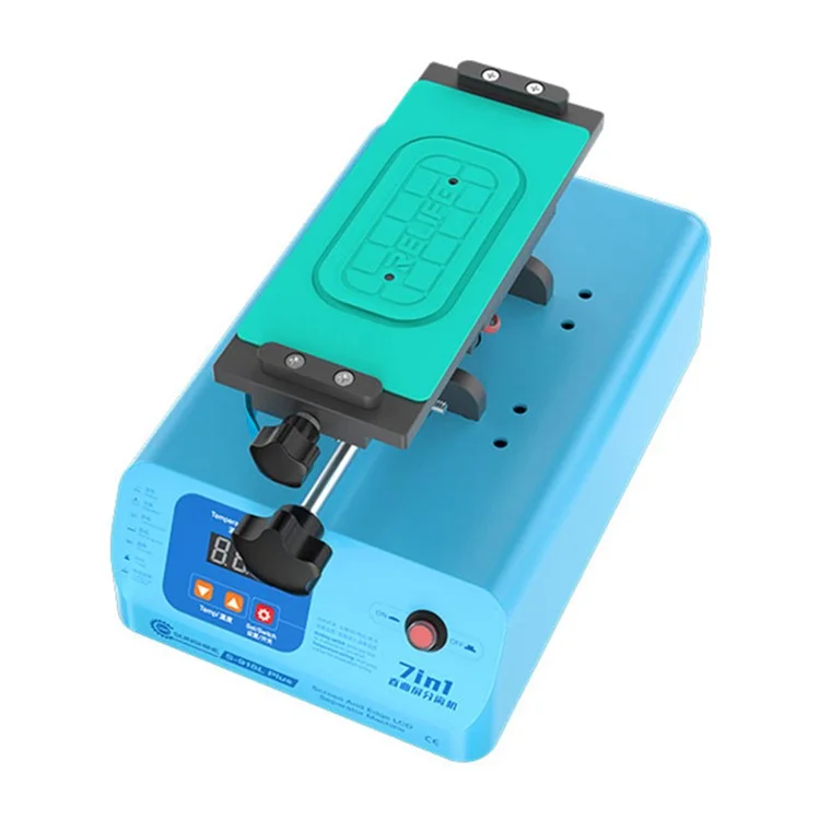 SUNSHINE S-918L Plus 7-in-1 Schermo rettilineo curvo Separatore 360 gradi Riscaldamento Telefono cellulare Strumento di riparazione dello schermo - Spina UK