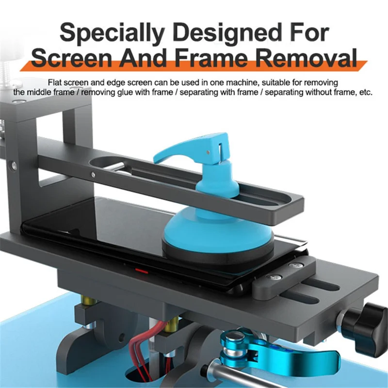 SUNSHINE S-918L Plus 7-in-1 Straight Curved Screen Separator 360-degree Mobile Phone Heating Separation Screen Repair Tool - EU Plug