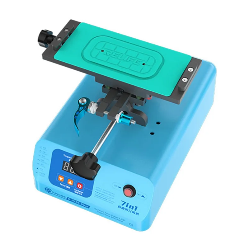 SUNSHINE S-918L Plus 7-in-1 Straight Curved Screen Separator 360-degree Mobile Phone Heating Separation Screen Repair Tool - EU Plug