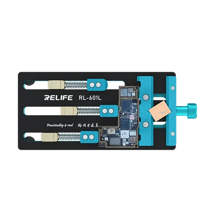 RELIFE RL-601F Ferramenta Universal de Fixação Tri-eixo com Duas Ranhuras para Remoção de Placas de Circuito Impresso, Soldagem de Placa Mãe e Reparo de CI
