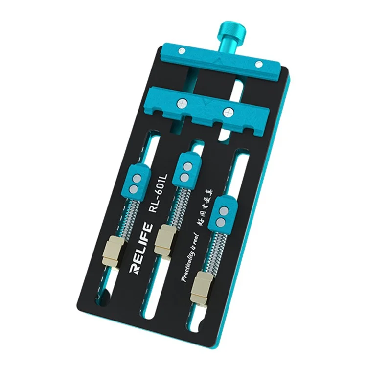 RELIFE RL-601F Ferramenta Universal de Fixação Tri-eixo com Duas Ranhuras para Remoção de Placas de Circuito Impresso, Soldagem de Placa Mãe e Reparo de CI