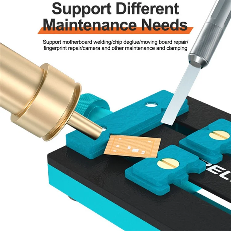 RELIFE RL-601F Mini Suporte Fixo Rotativo de 360 Graus para Remoção de Chip PCB, Placa Principal, Soldagem de CI, Reparo
