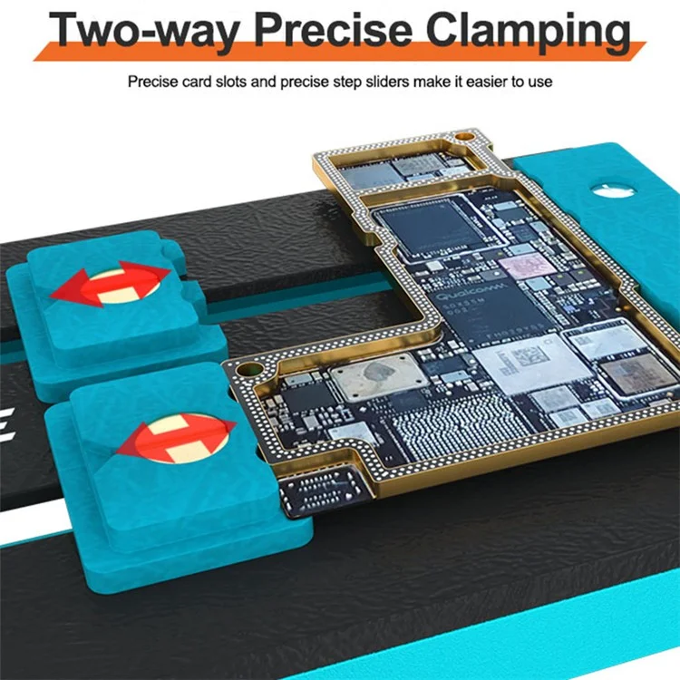 RELIFE RL-601F Mini Suporte Fixo Rotativo de 360 Graus para Remoção de Chip PCB, Placa Principal, Soldagem de CI, Reparo