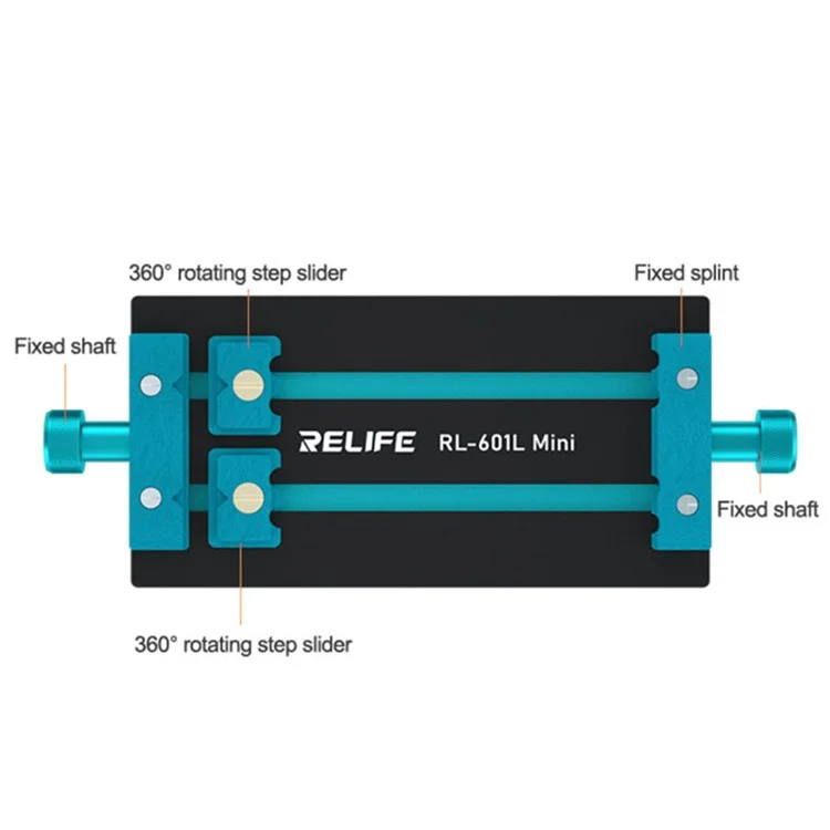 RELIFE RL-601F Mini Suporte Fixo Rotativo de 360 Graus para Remoção de Chip PCB, Placa Principal, Soldagem de CI, Reparo