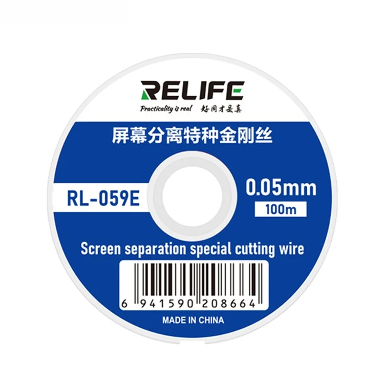 RELIFE RL-059 Plus 5 In 1 Screen Separation Cutting Wire Set Lightweight Diamond Wire Kit for LCD / OLED Screen