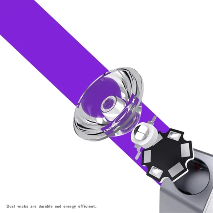 Lampe de séchage de colle UV LED 2UUL SC05 Rechargeable Vitesse rapide Séchoir de colle Lumière de durcissement UV
