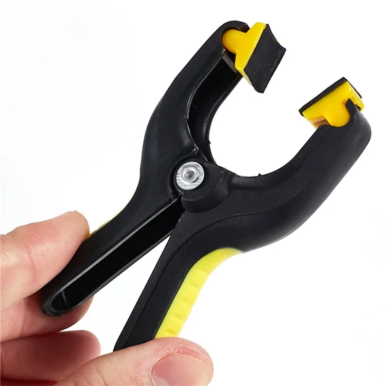 BEST 4Pcs Tablet Phone Repairing Plastic Clip Fixture LCD Screen Fastening Clamps with Sponge