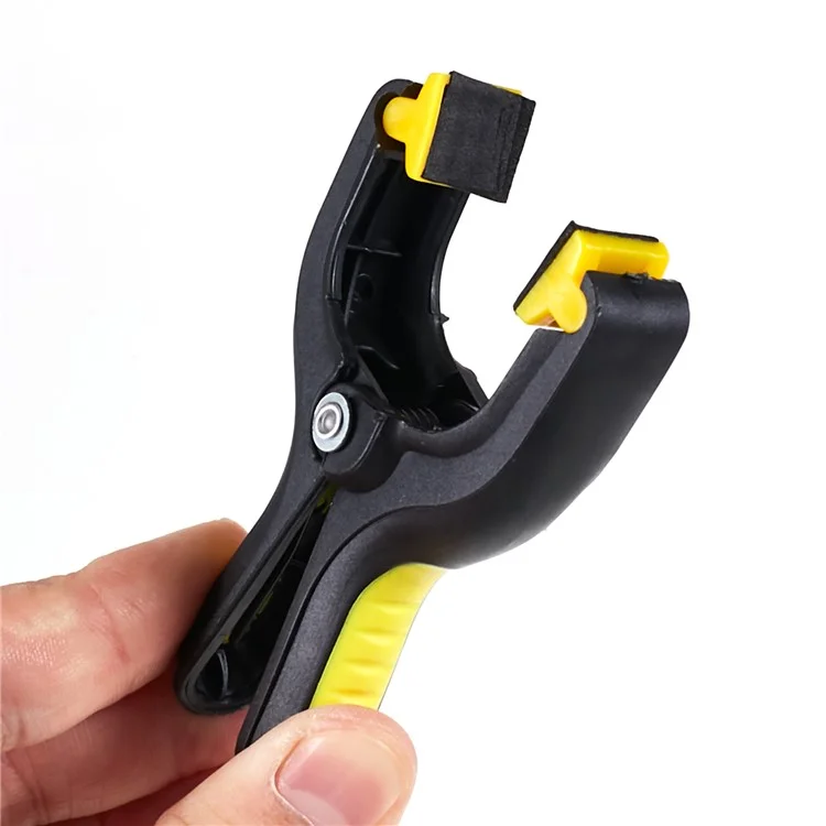 BEST 4Pcs Tablet Phone Repairing Plastic Clip Fixture LCD Screen Fastening Clamps with Sponge