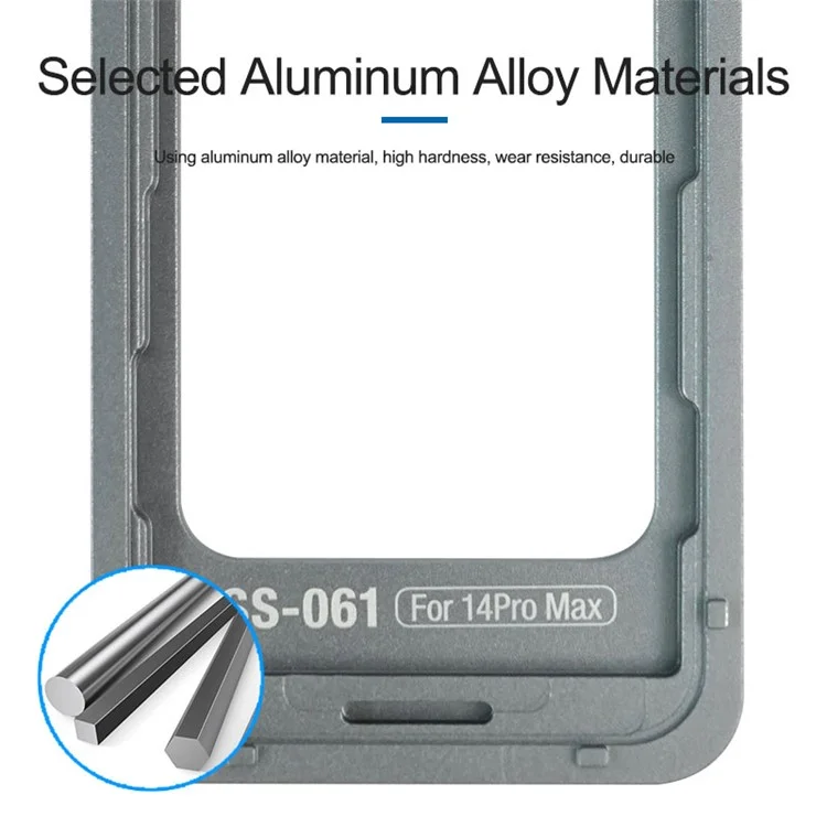 SUNSHINE SS-061 IP Series LCD-Bildschirm-Positionierungsgussform für iPhone 6-14 Pro Max, Aluminiumlegierung OCA-Laminierungsgussform Reparaturwerkzeuge - Für iPhone 14 Pro Max