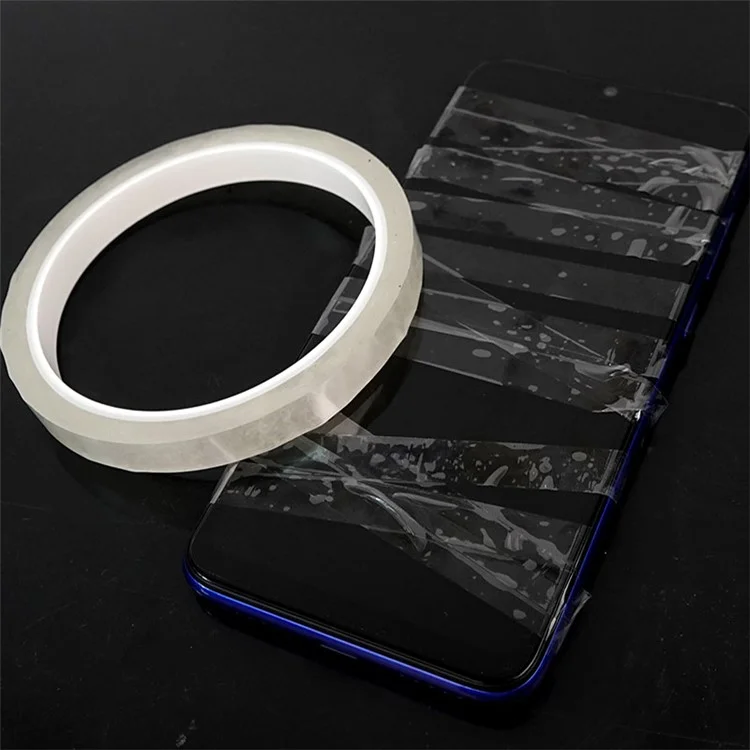 SUNSHINE 50m x 10mm Nastro Adesivo Senza Tracce Trasparente per Riparazione Schermo Telefono Tablet