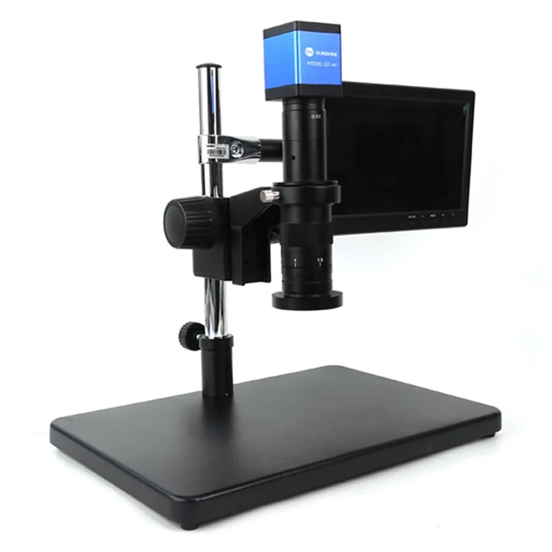 SUNSHINE MS8E-02 Pro Industrial Electron Microscope High-Frequency Zoom Lens 1080P Microscope - EU Plug