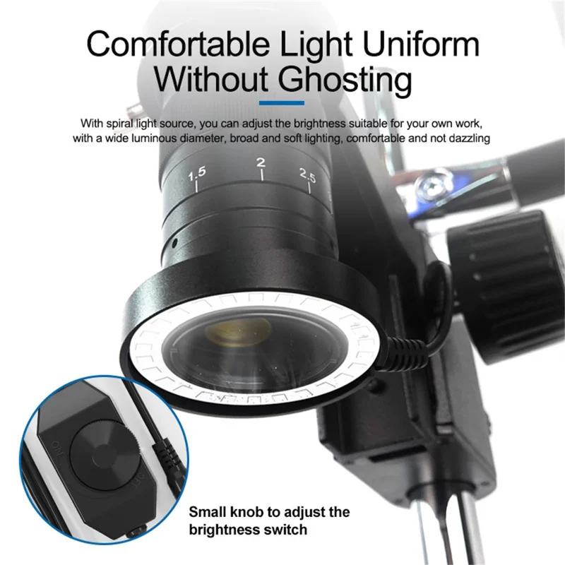 SUNSHINE MS8E-02 Pro Industrial Electron Microscope High-Frequency Zoom Lens 1080P Microscope - EU Plug