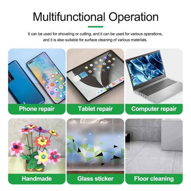 RELIFE RL-023B Magnetic Squeegee LCD Screen Repairing Blade Repair Opening Tool for Phone Tablet
