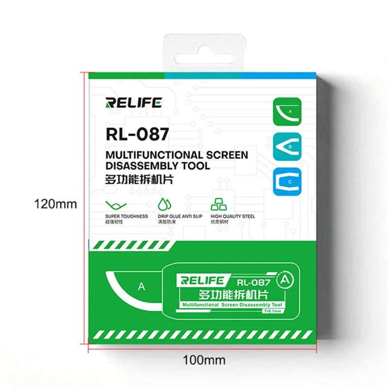 RELIFE RL-087 Screen Disassembly Blade Repair Opening Tool for Smart Cell Phone and Tablet LCD